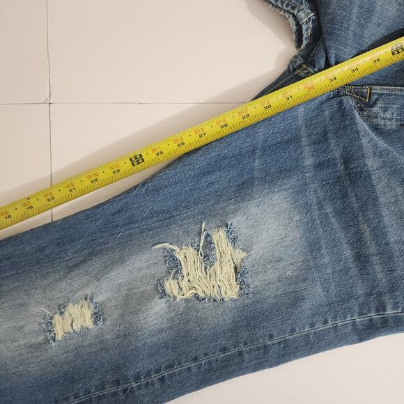 Levi's 501 Button‎ Fly Mens Distressed Jeans Size 34x32 - Picture 5 of 7